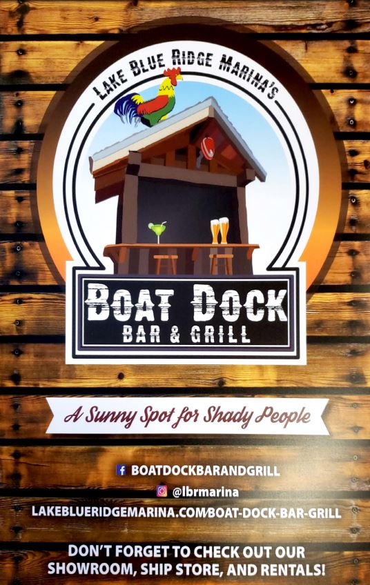 Boat Dock Bar Grill Lake Blue Ridge Marina